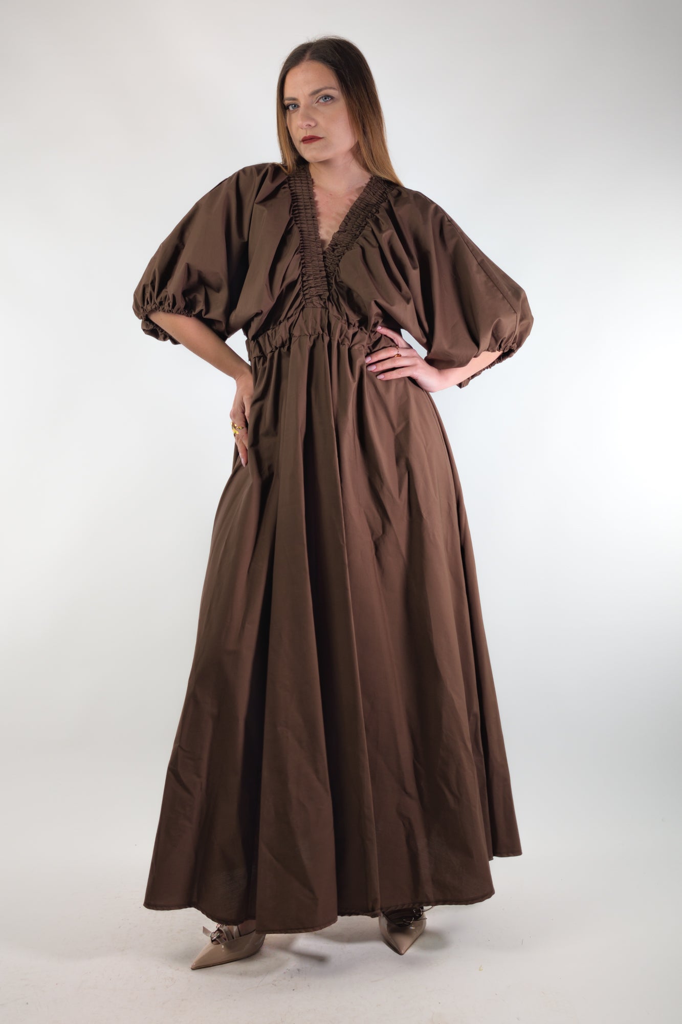 PE26 Susy Mix Abito 61936 Cioccolato