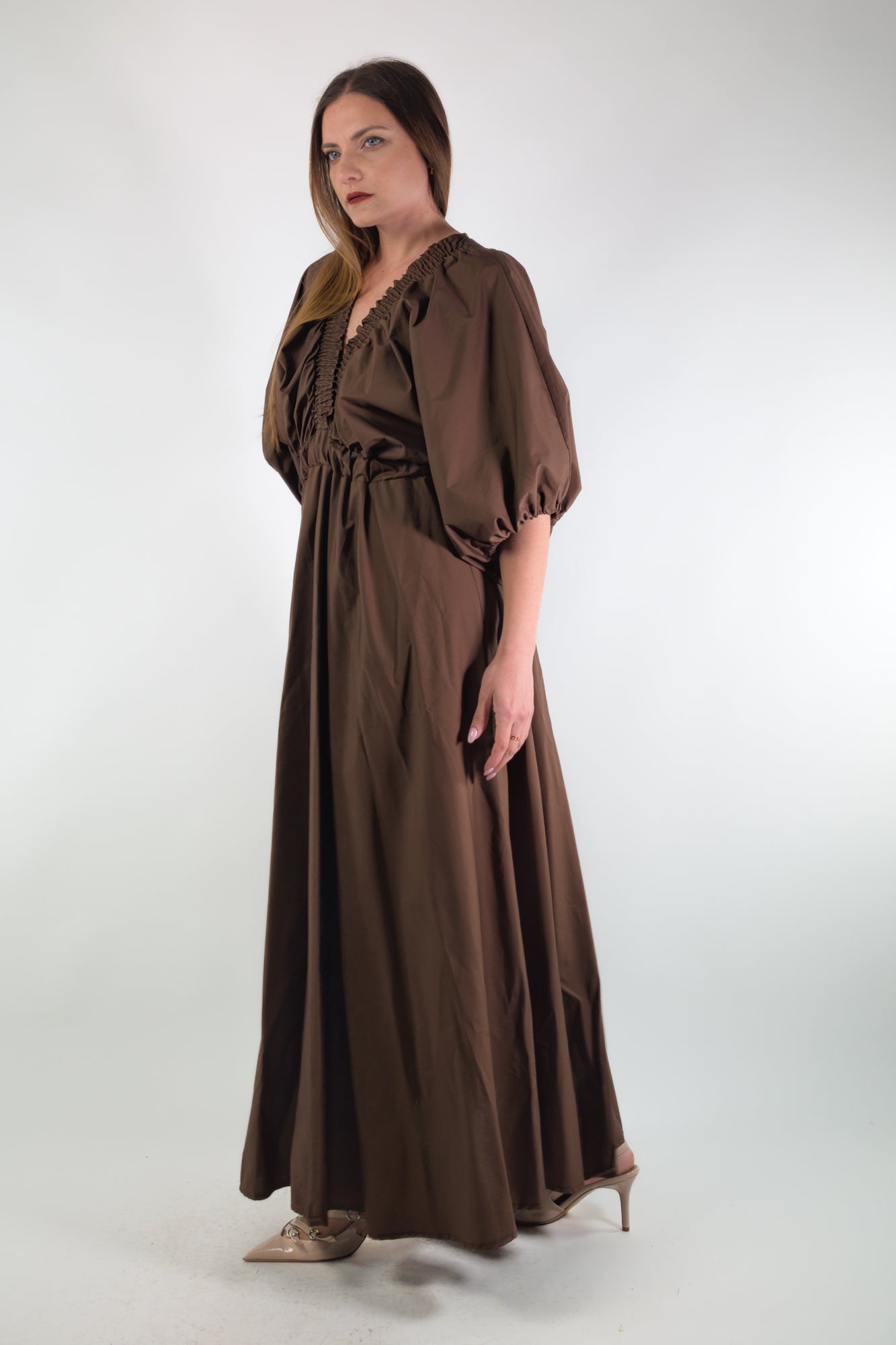 PE26 Susy Mix Abito 61936 Cioccolato