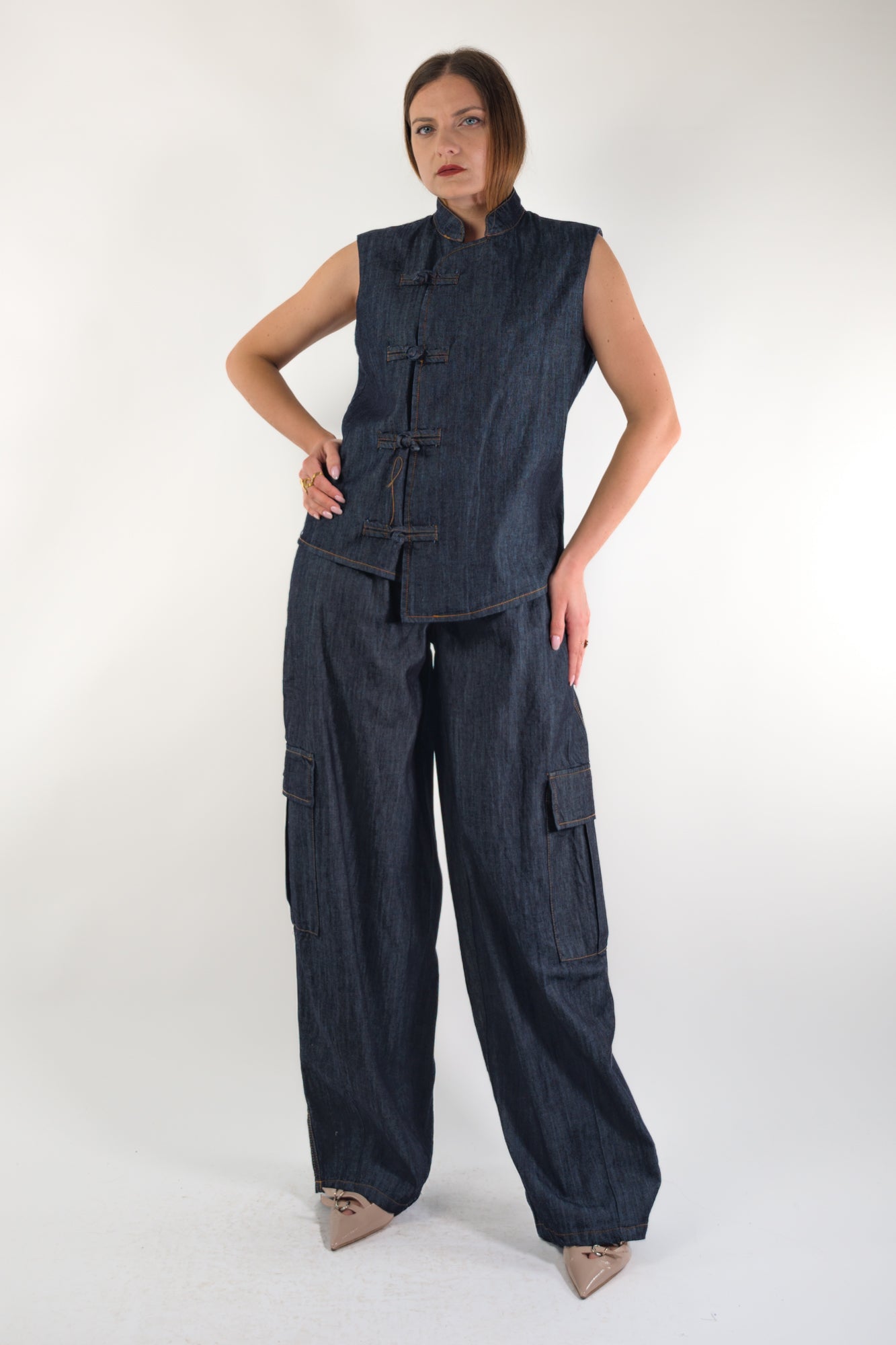 PE26 Tensione In Pantalone TZ749 Denim
