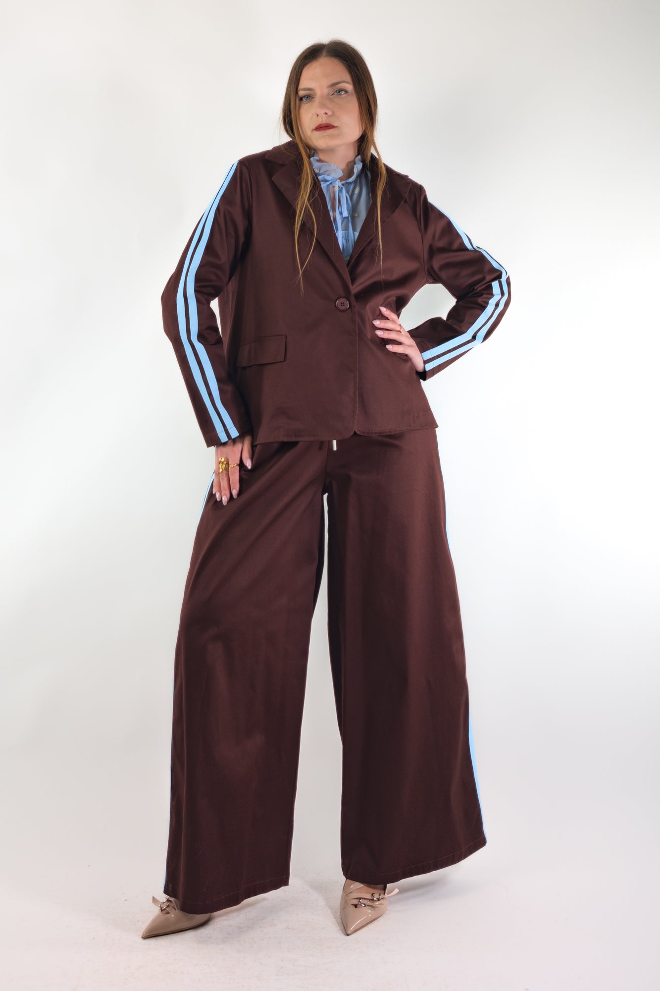 PE26 Susy Mix Pantalone 263000 Moro