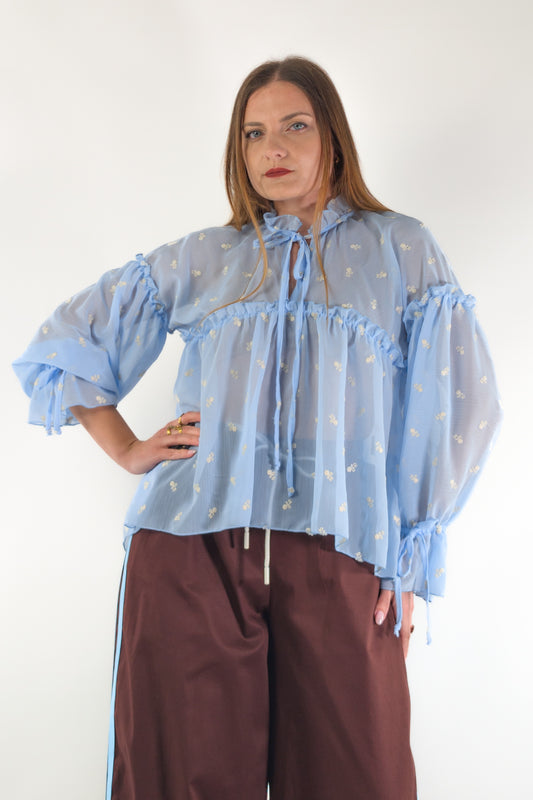 PE26 Susy Mix Camicia S33080 Celeste