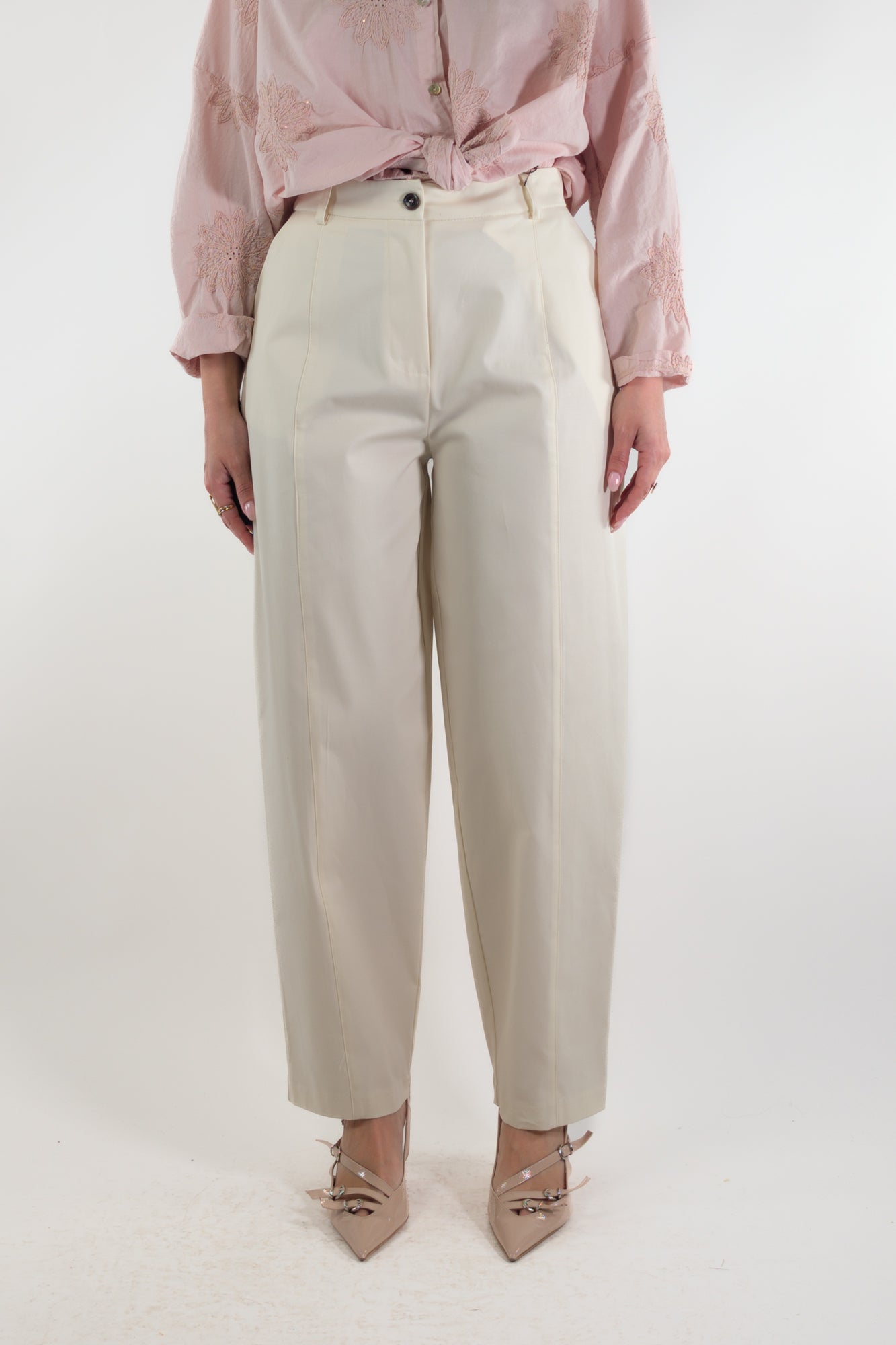 PE26 Tensione In Pantalone P108CT Burro
