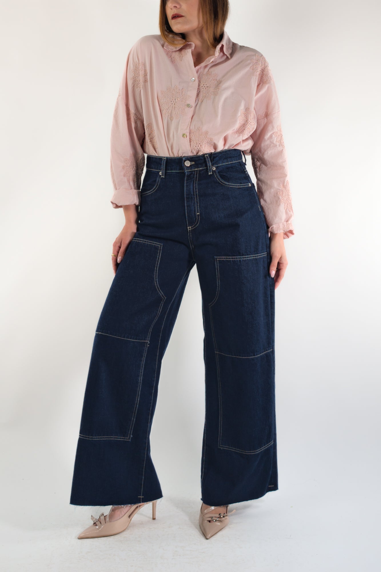 PE26 Tensione In Pantalone GIUSI-WEST-730 Blu