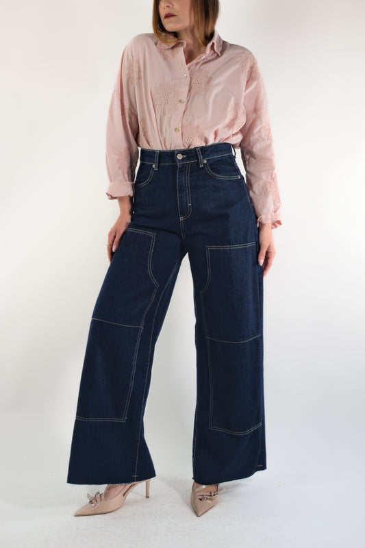 PE26 Tensione In Pantalone GIUSI-WEST-730 Blu