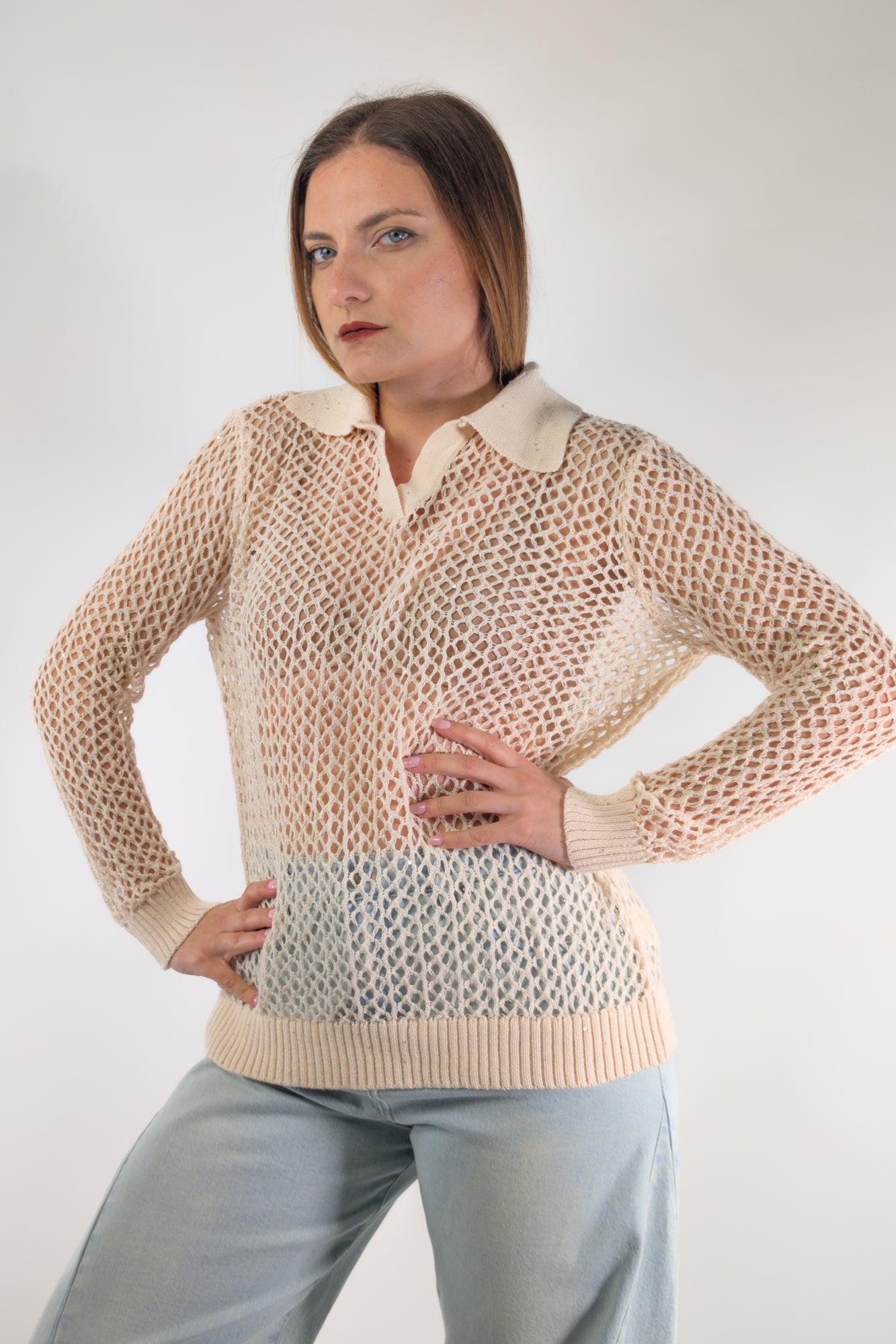 PE26 Susy Mix Maglia 12117 Latte