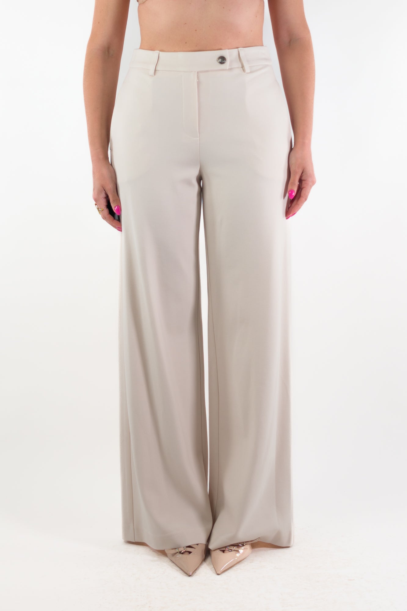PE26 Tensione In Pantalone 26P4440 Gesso