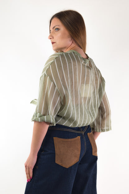 PE26 Vivienne Camicia 964 Verde
