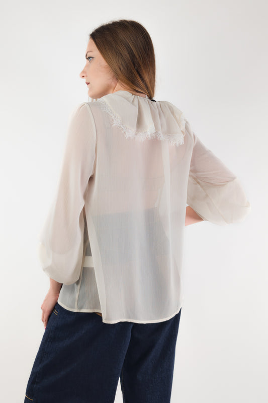 PE26 Susy Mix Camicia SM209A Latte