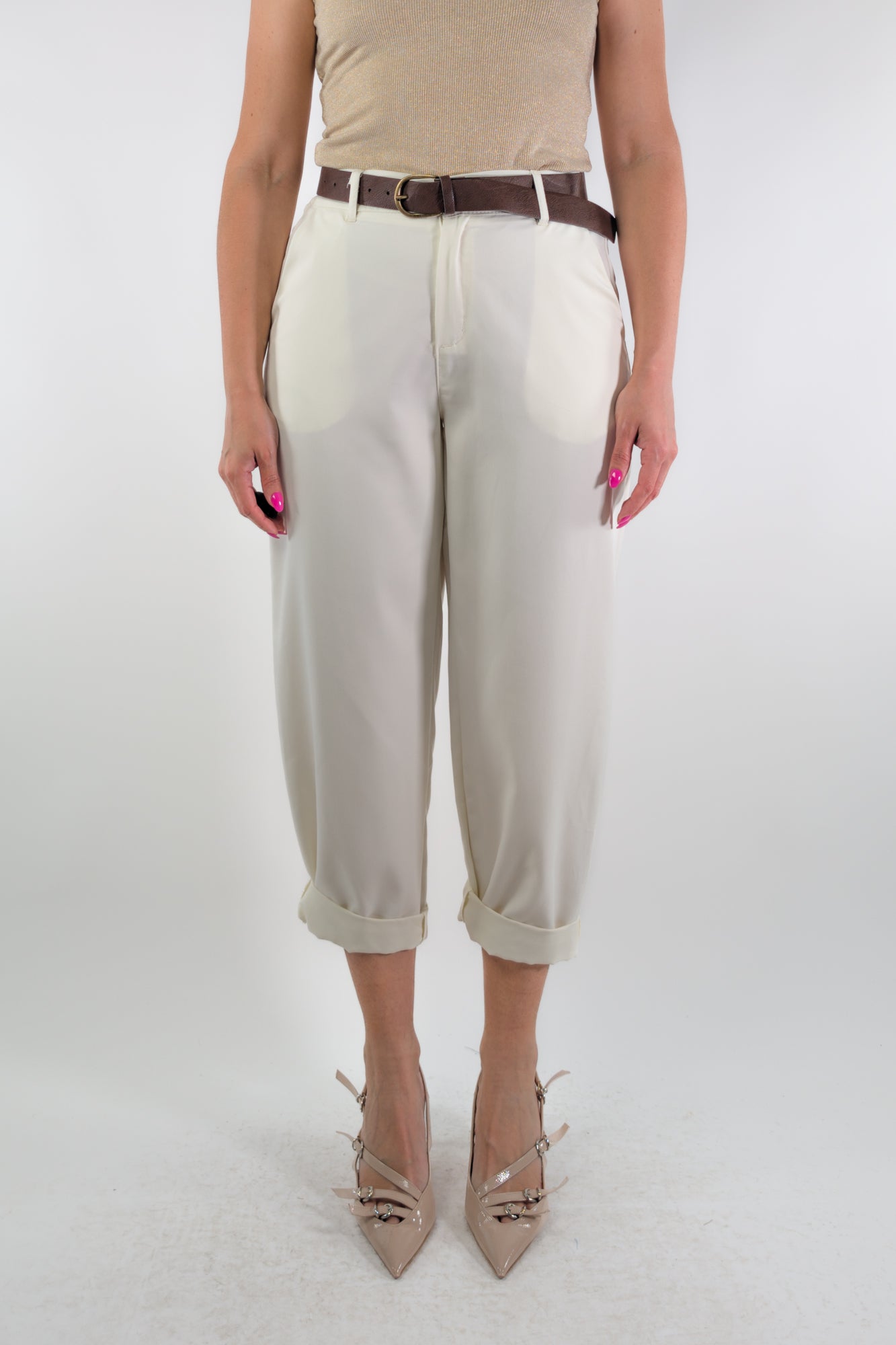 PE26 Vivienne Pantalone 946 Latte