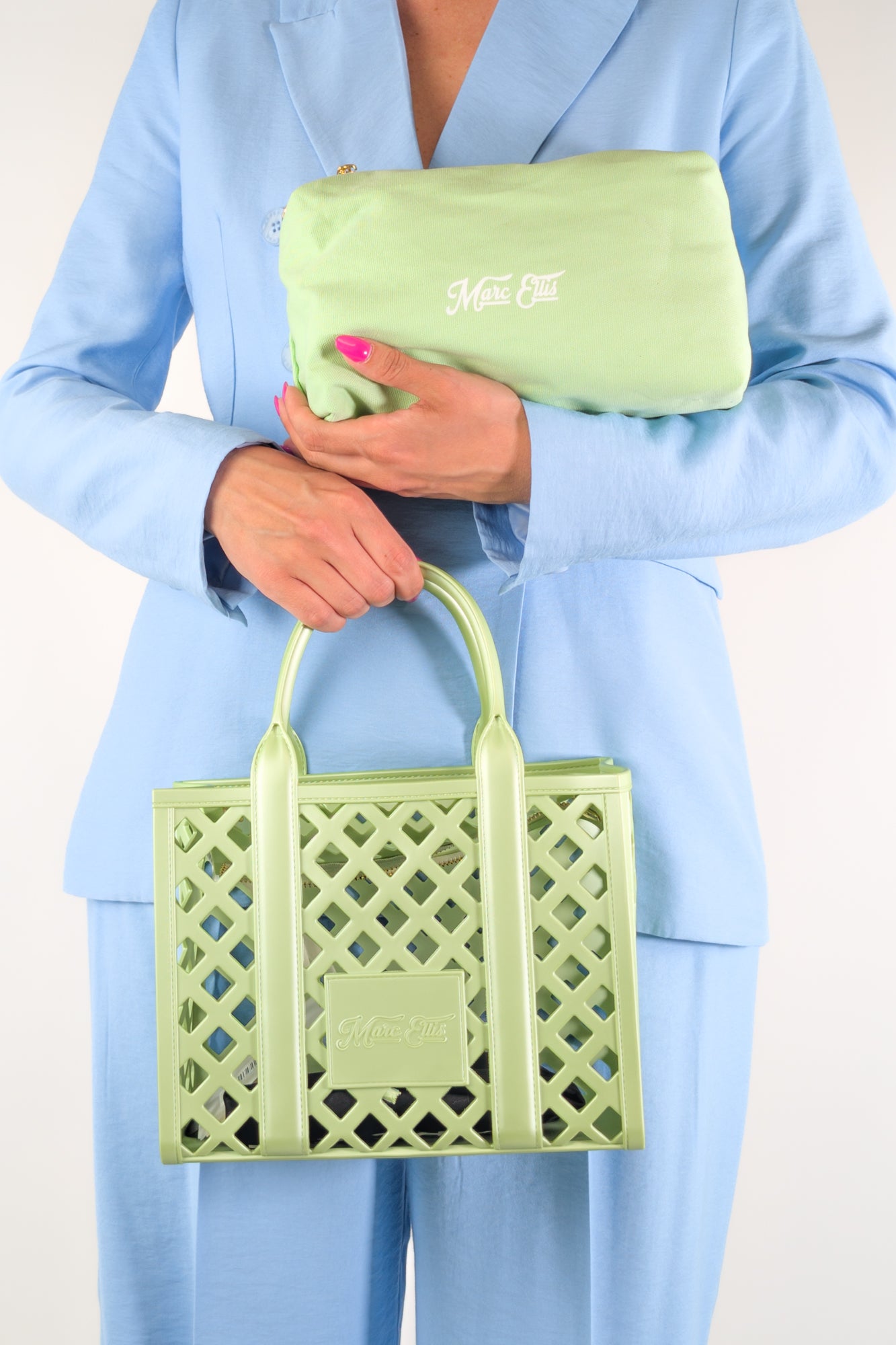 PE26 Marc Ellis Borsa FLAT PLOT SOFT GREEN / LIGHT GOLD