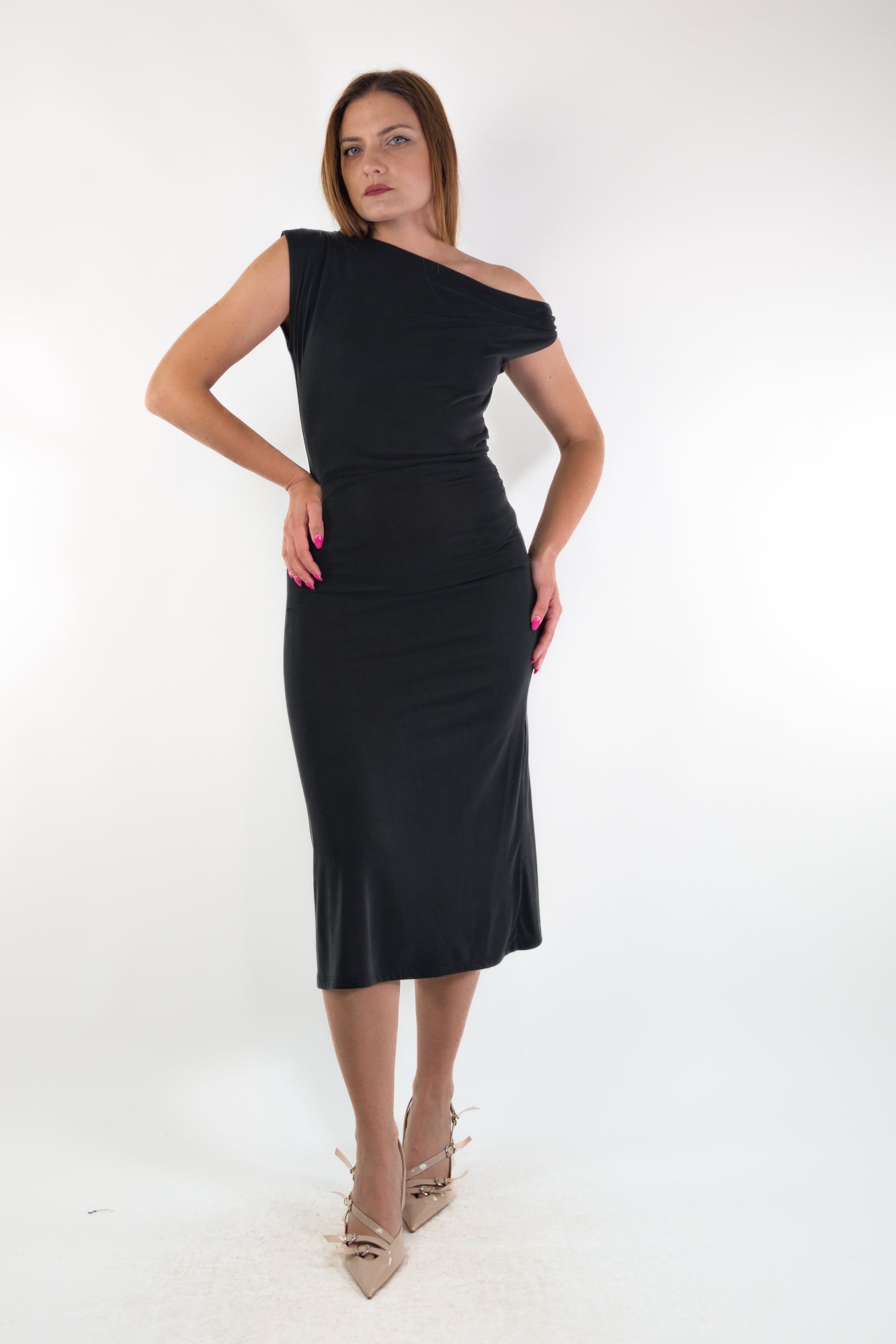 PE26 Susy Mix Abito S3876 Nero