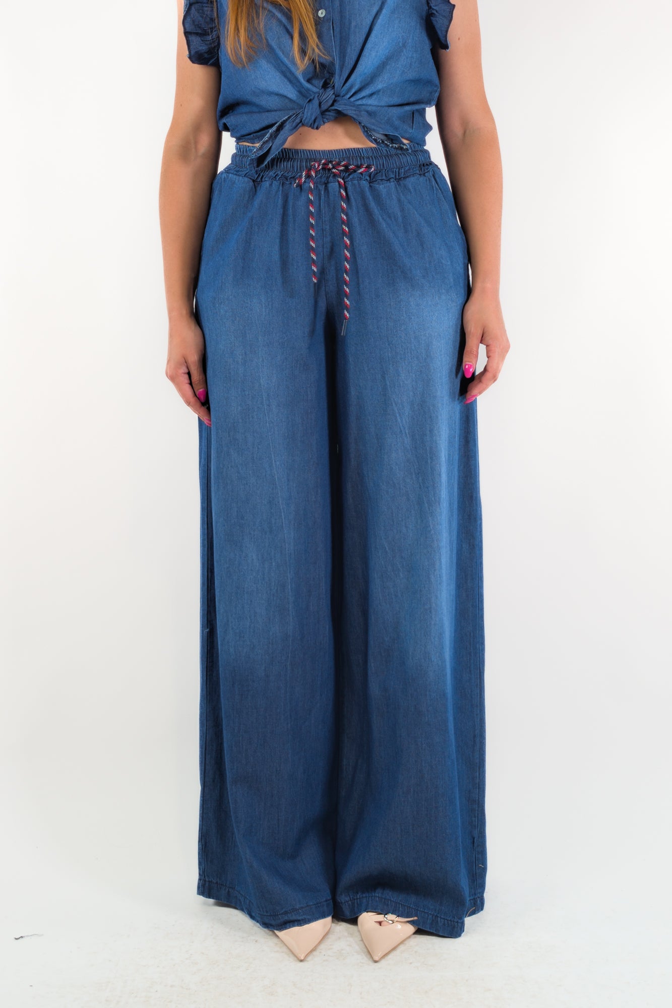 PE26 Susy Mix Pantalone S26M602 Blu