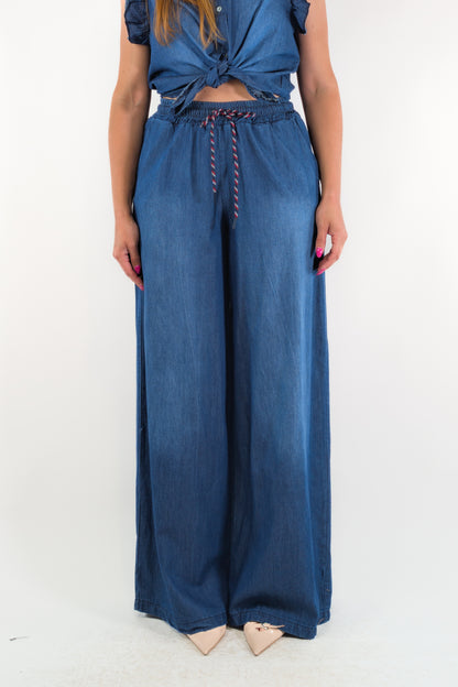 PE26 Susy Mix Pantalone S26M602 Blu
