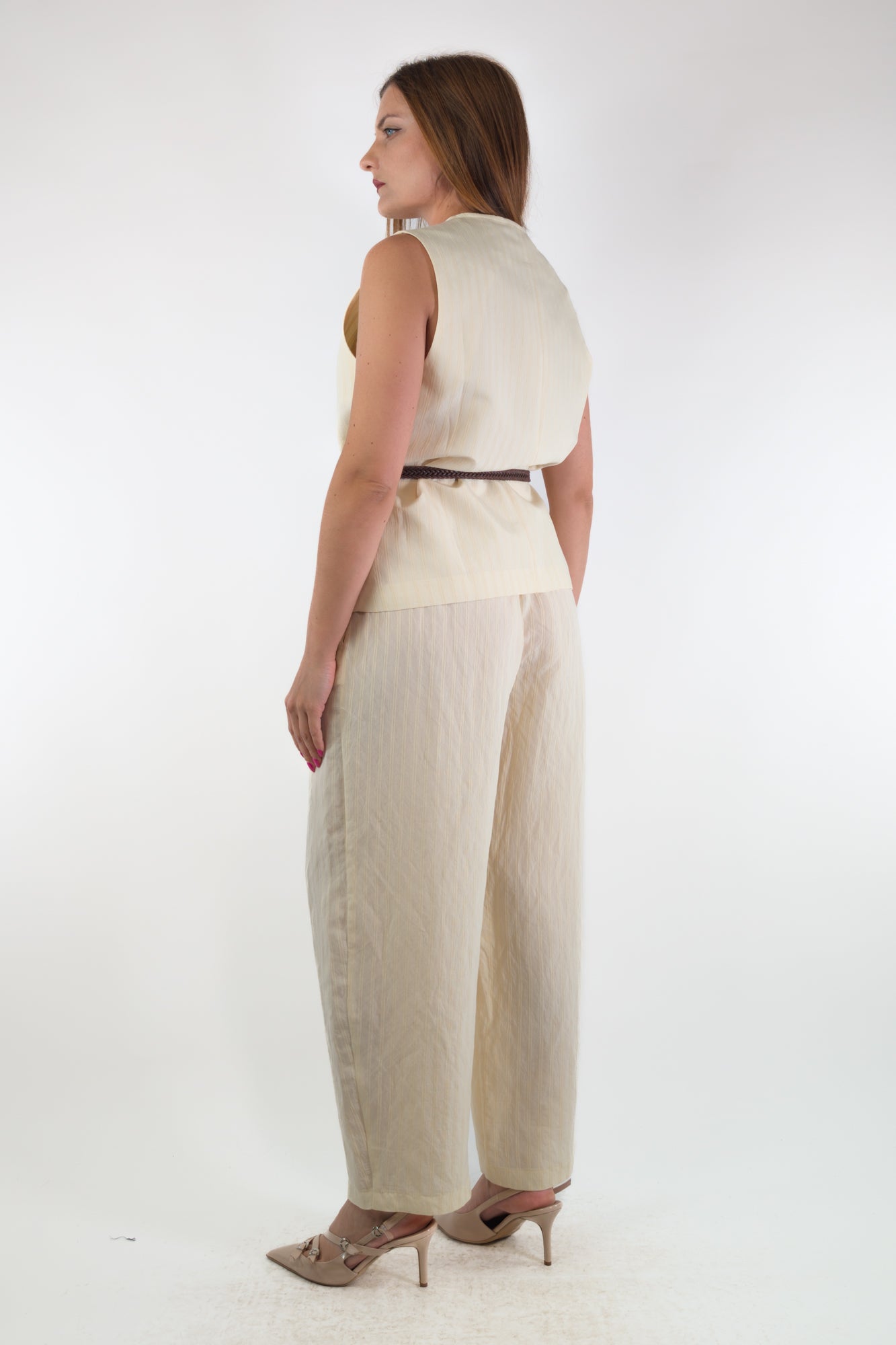 PE26 Susy Mix Pantalone M10657 Latte
