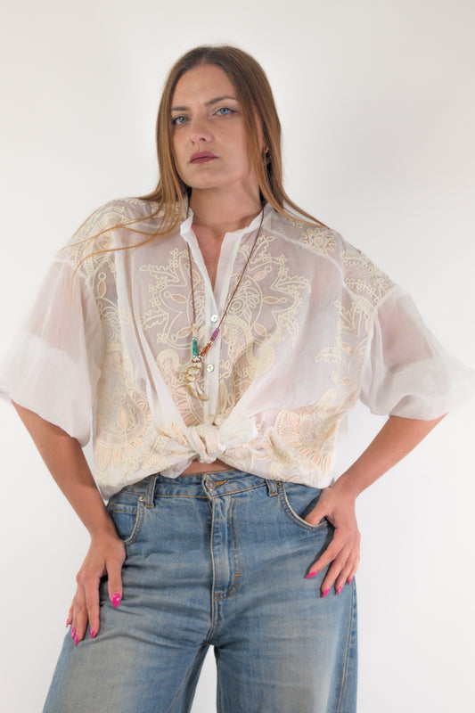PE26 Have One Camicia CNO-Q141 Latte