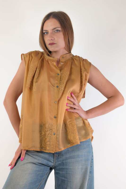 PE26 Have One Camicia CNO-Q138 Biscotto