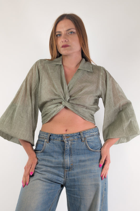 PE26 Have One Blusa CFL-Q129 Kaki