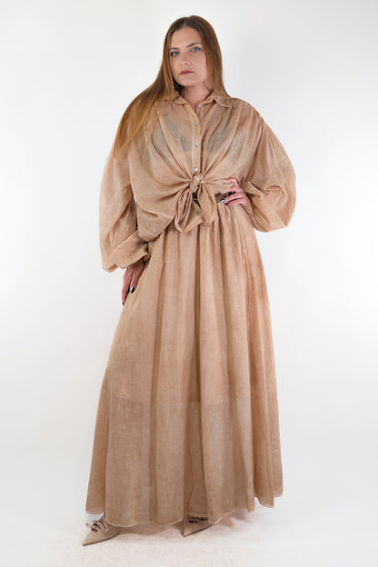 PE26 Have One Camicia CFL-Q131 Nocciola