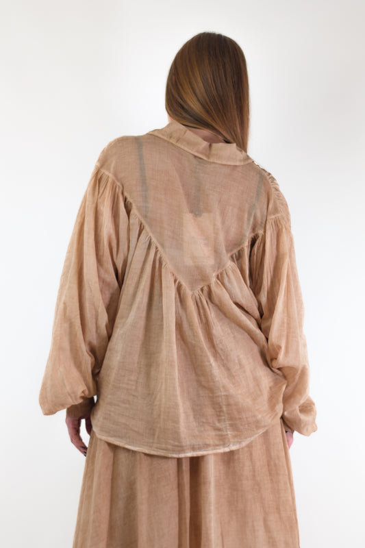 PE26 Have One Camicia CFL-Q131 Nocciola