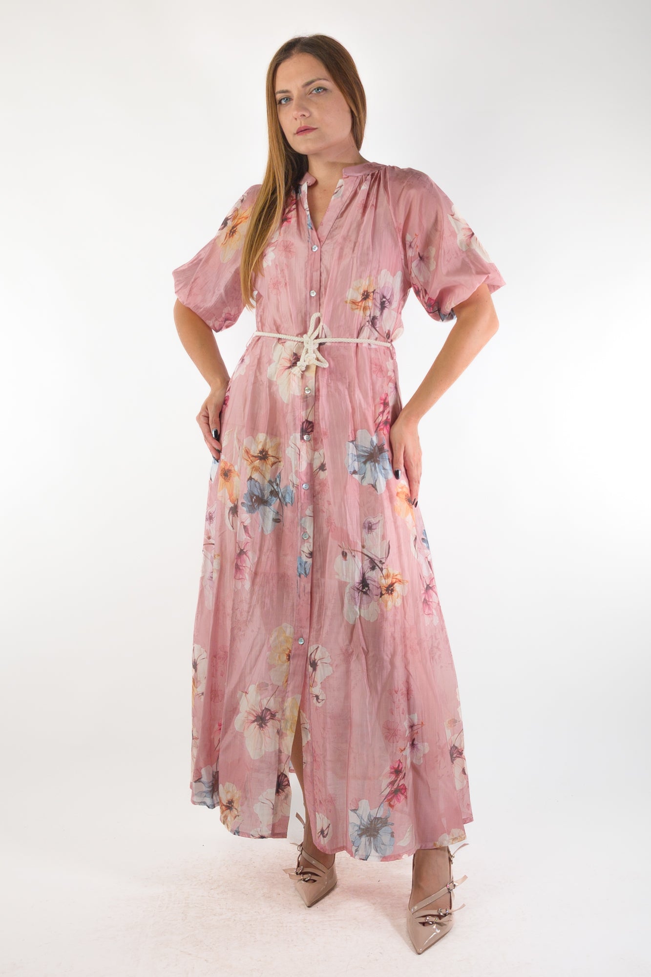 PE26 Susy Mix Abito S280R2 Rosa