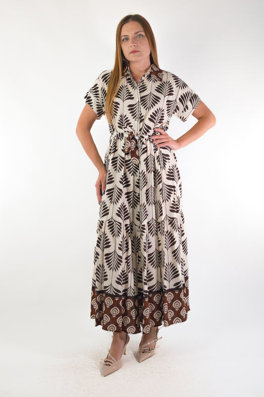 PE26 Susy Mix Abito 33826N8 Latte