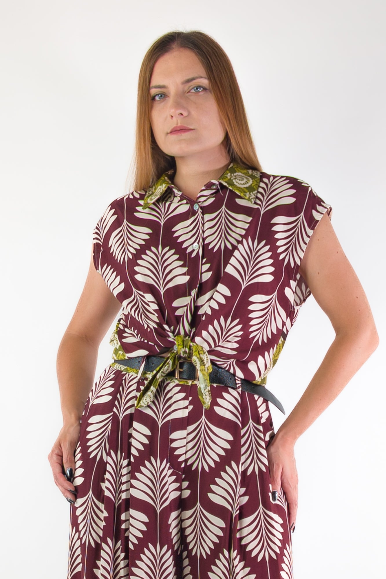 PE26 Susy Mix Camicia 28326N8 Vino