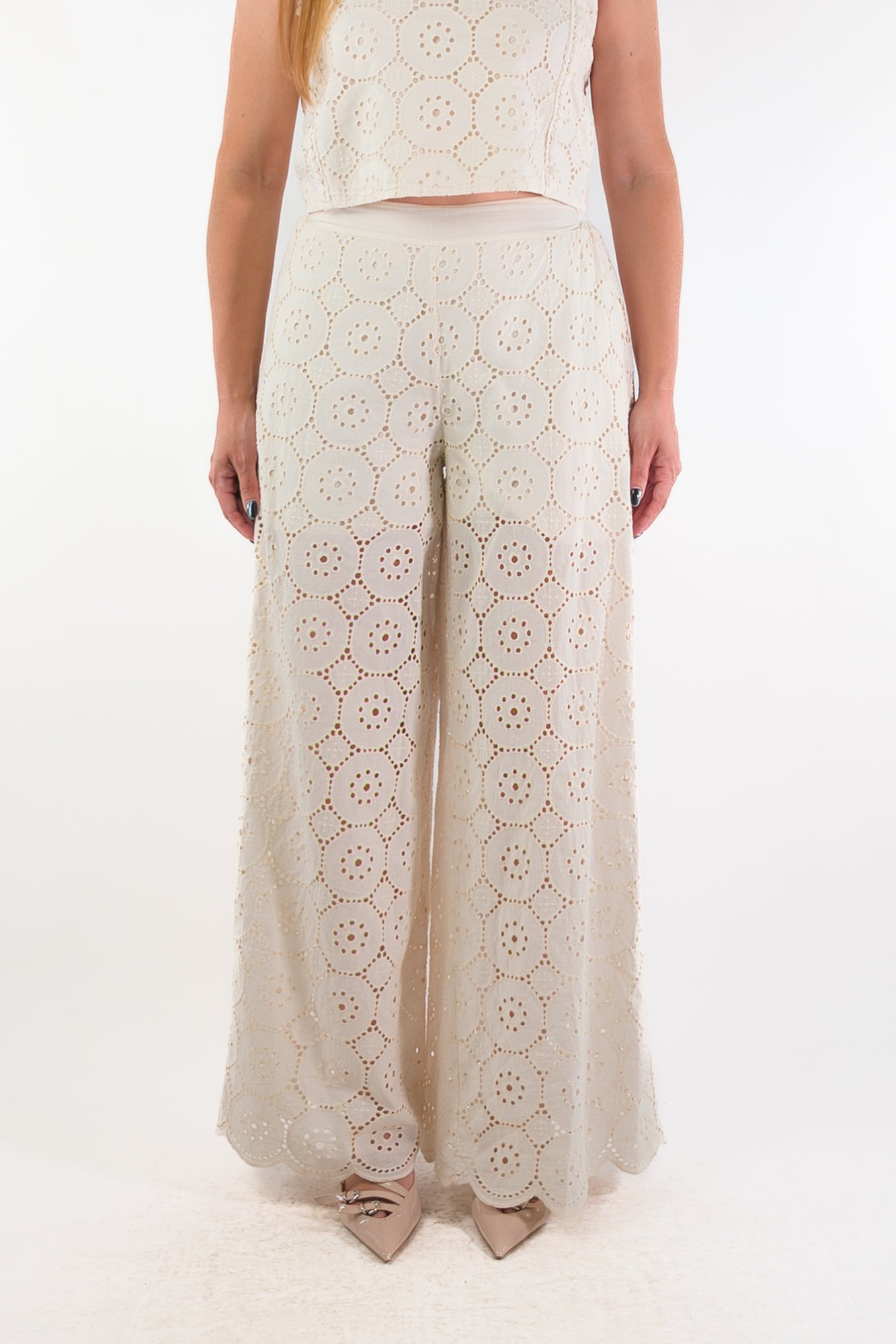 PE26 Susy Mix Pantalone G473PU Burro