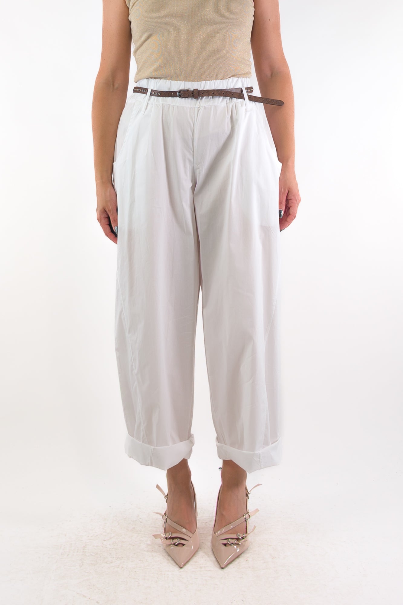 PE26 Vivienne Pantalone MP360 Bianco