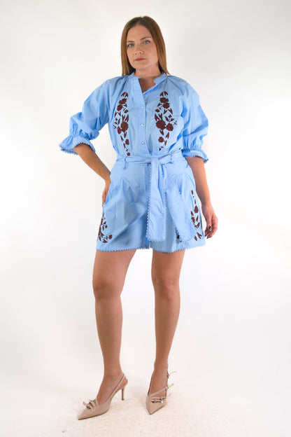 PE26 Tensione In Camicia ZG1760 Celeste