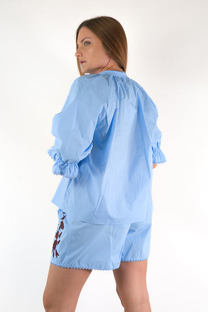 PE26 Tensione In Camicia ZG1760 Celeste