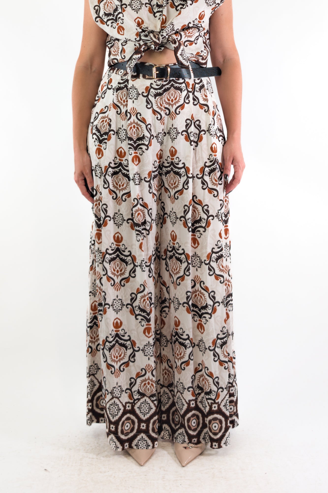 PE26 Susy Mix Pantalone 16926G8 Moro
