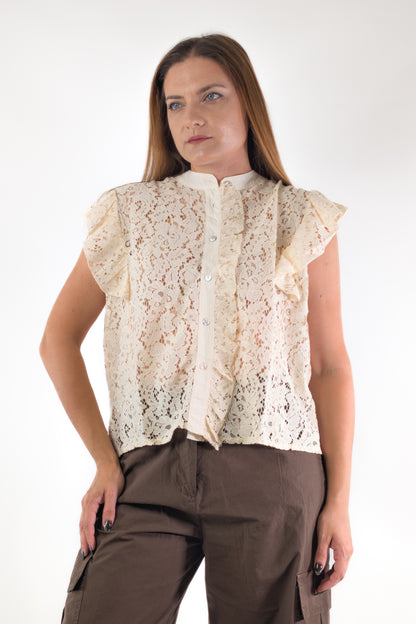 PE26 Susy Mix Camicia 314571 Burro