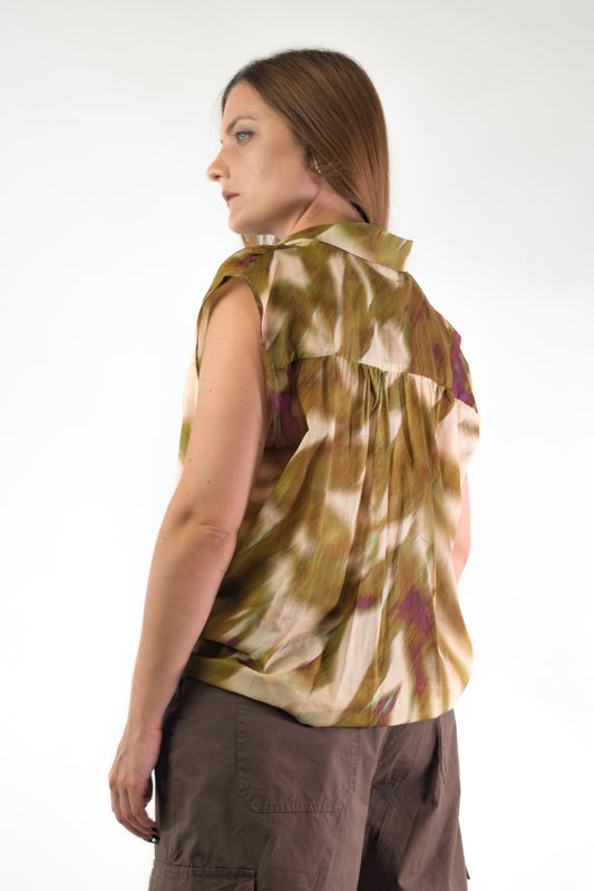 PE26 Susy Mix Camicia Y599ST96 Burro