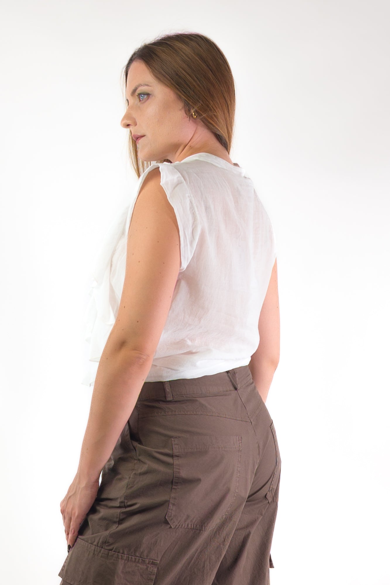 PE26 Susy Mix Camicia G304CU Latte