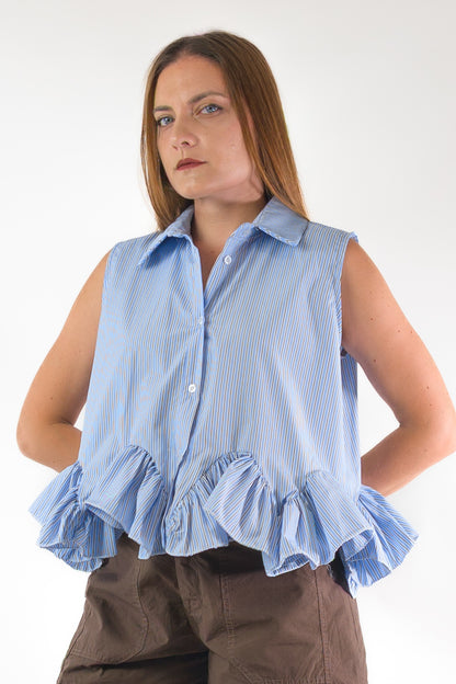 PE26 Luxury Camicia 215261 Blu