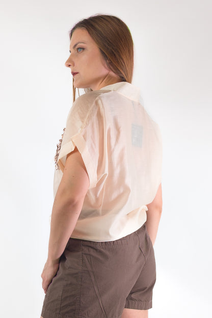 PE26 Luxury Camicia 710500 Burro