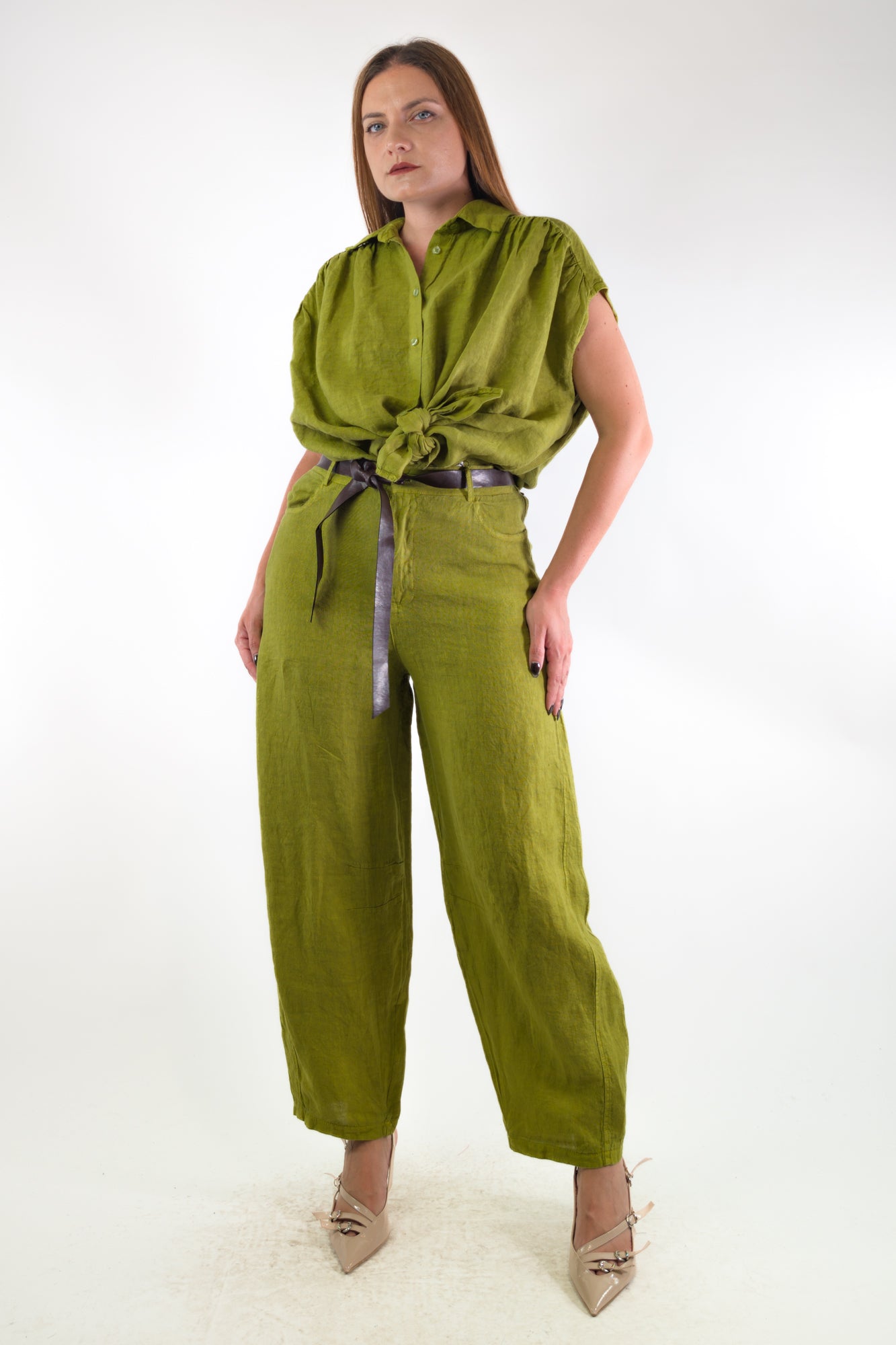 PE26 Susy Mix Camicia 33132LI Verde