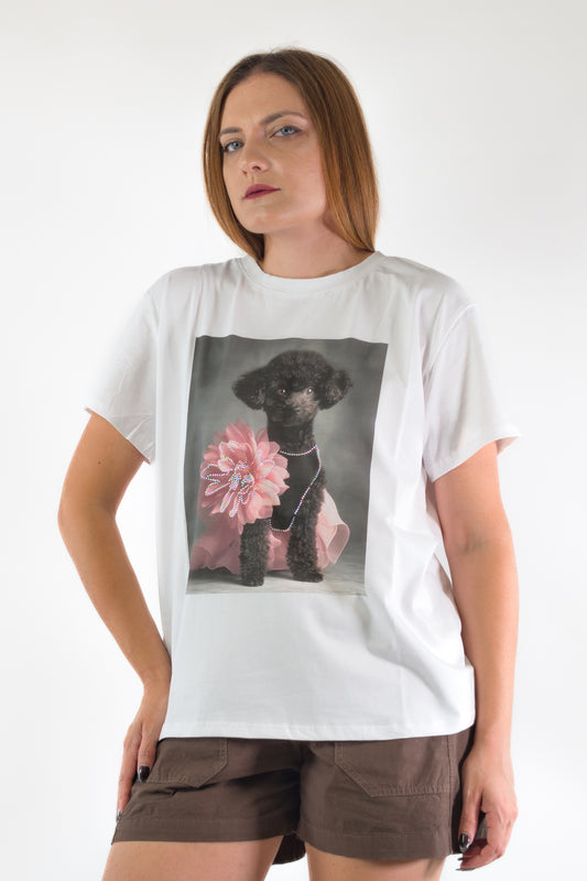 PE26 Luxury T-Shirt C10000 Cane Fiore