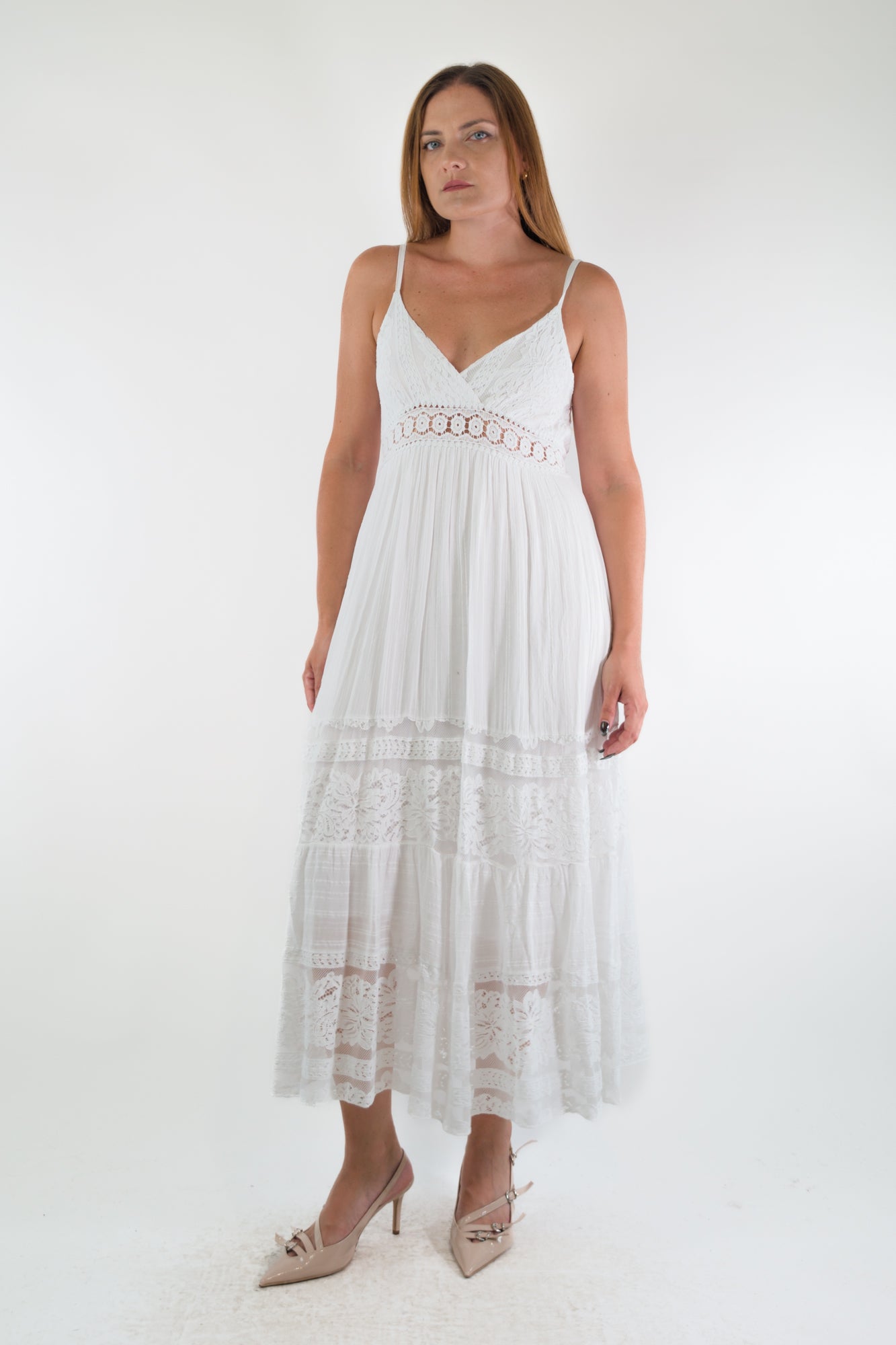 PE26 Luxury Abito 101880 Bianco