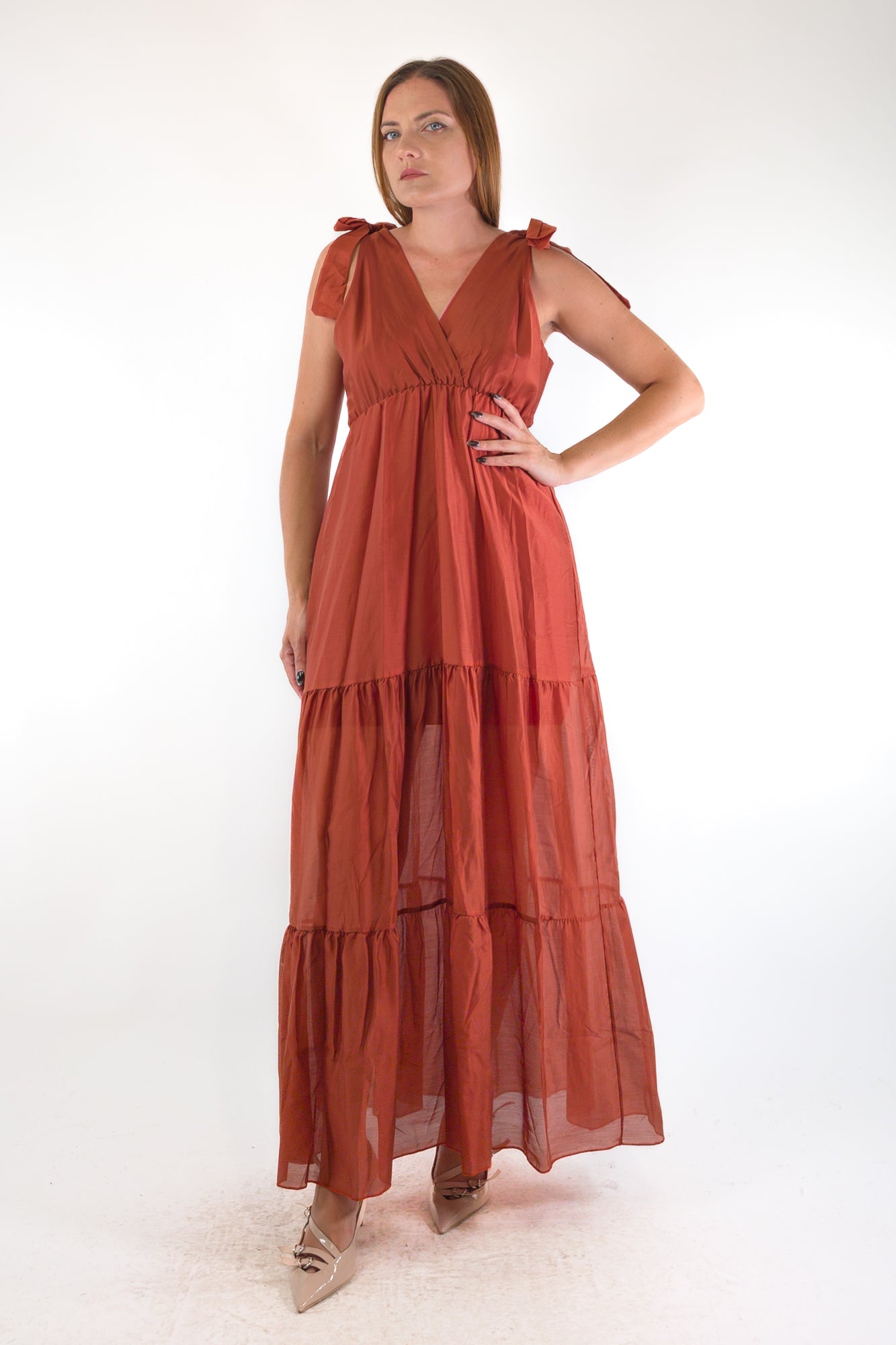 PE26 Luxury Abito 15396 Ruggine