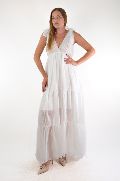 PE26 Luxury Abito 435900 Bianco