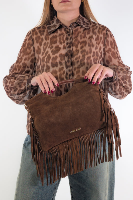 Marc Ellis Borsa CAMELIA CM DARK TAN / GOLD