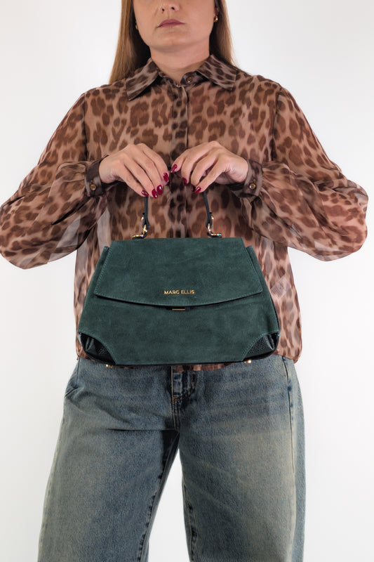 Marc Ellis Borsa SPENCY M CM DARK GREEN / GOLD