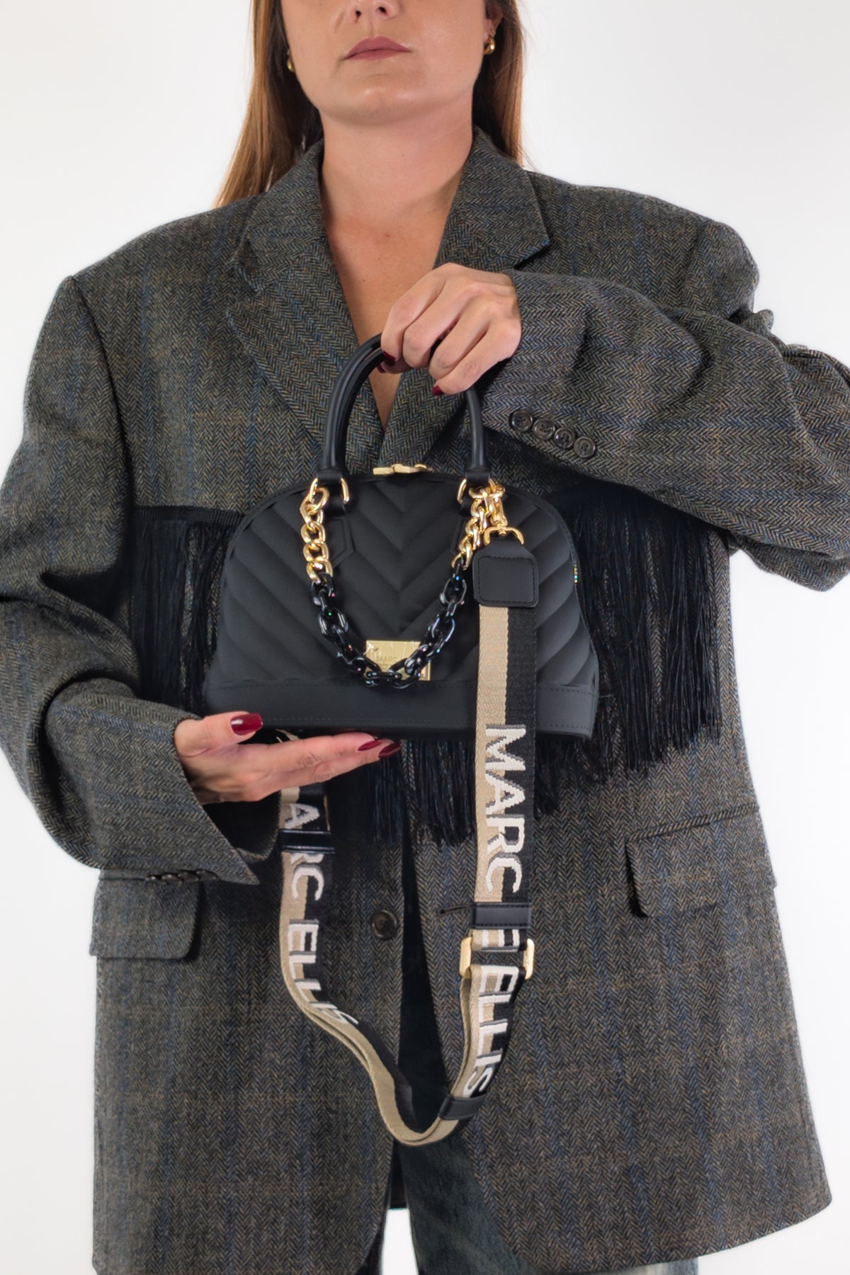 Marc Ellis Borsa FLAT MAYA M BLACK/MATT GOLD