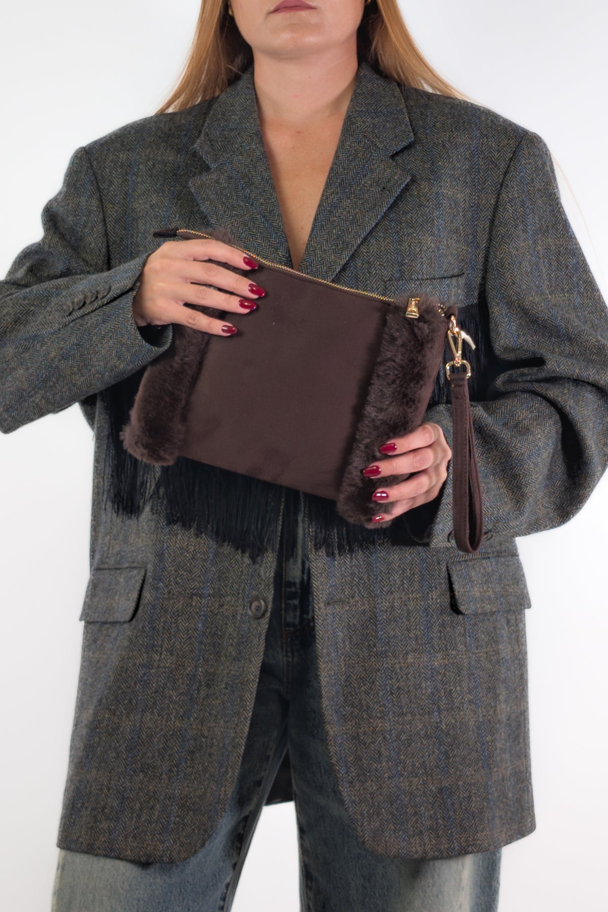 Marc Ellis Pochette BUBY CARACAL C. CHOC