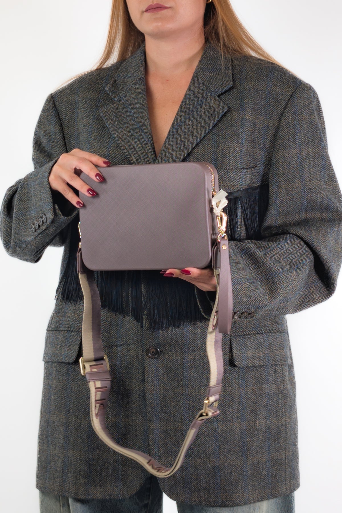 Marc Ellis Borsa FLAT FLOWE CHOCO/LIG GOLD