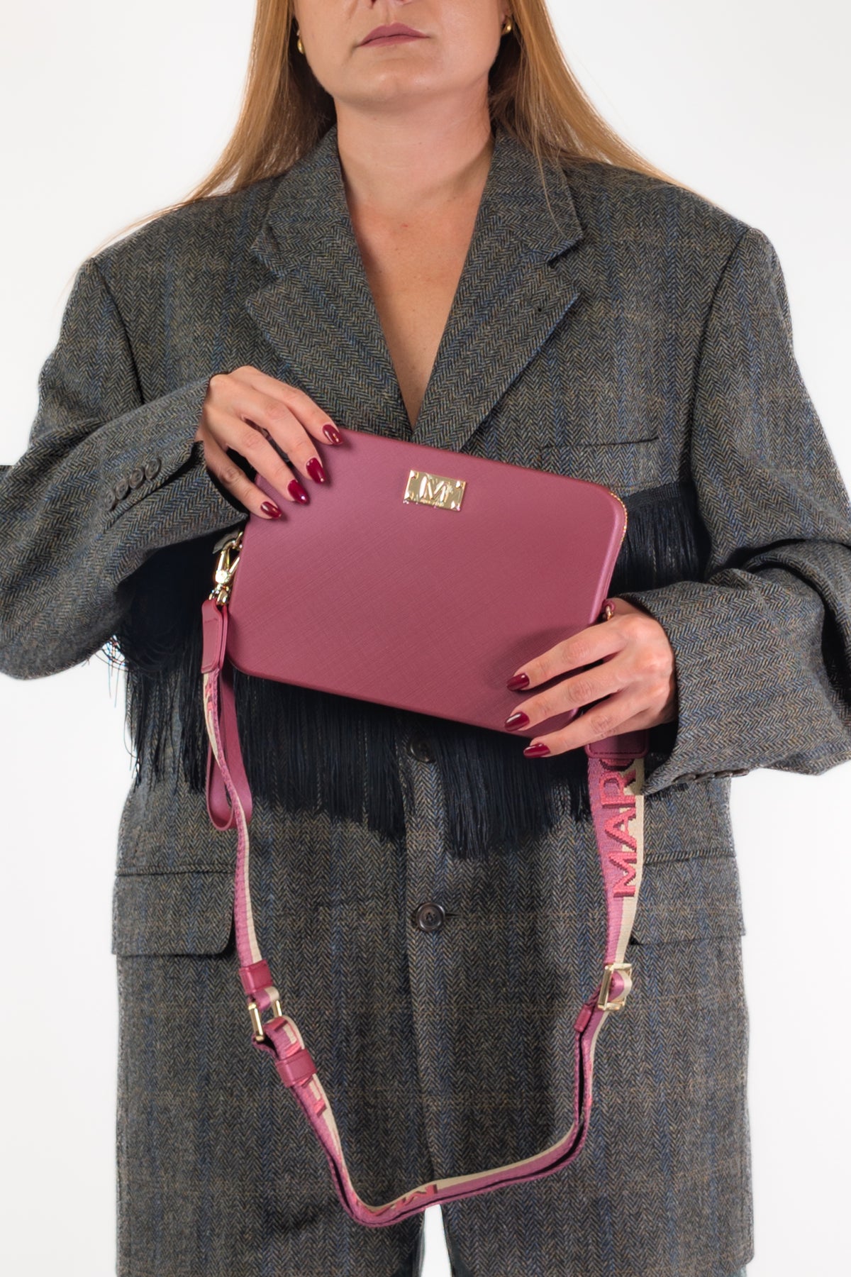 Marc Ellis Borsa FLAT FLOWE BURGU/LIG GOLD