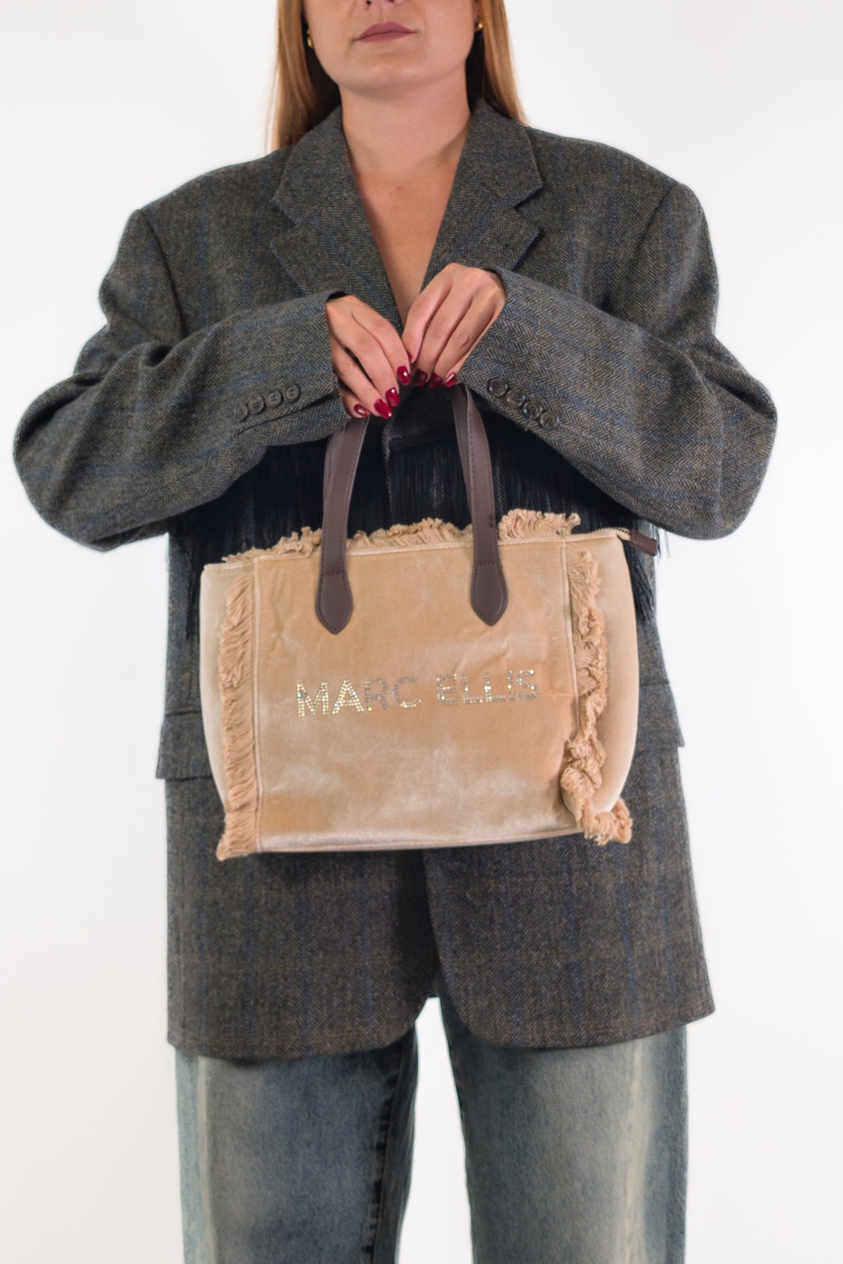 Marc Ellis Borsa BUBY CHENIL M DARK BEIGE