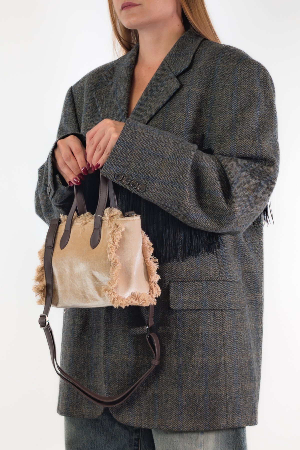 Marc Ellis Borsa BUBY CHENIL S DARK BEIGE