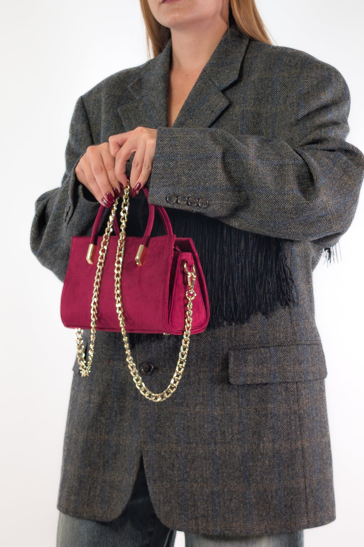 Marc Ellis Borsa MARYEL BURGUNDY